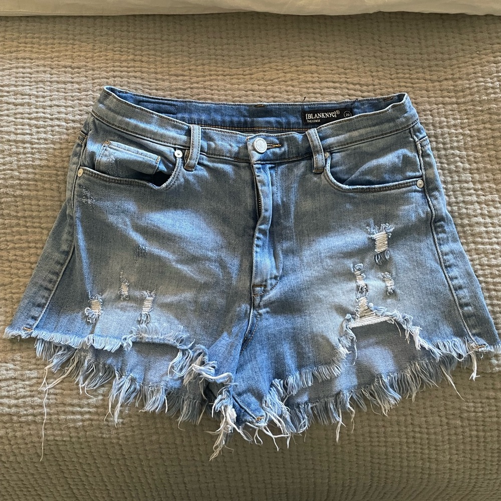 Blank NYC The Lennox High Rise shorts